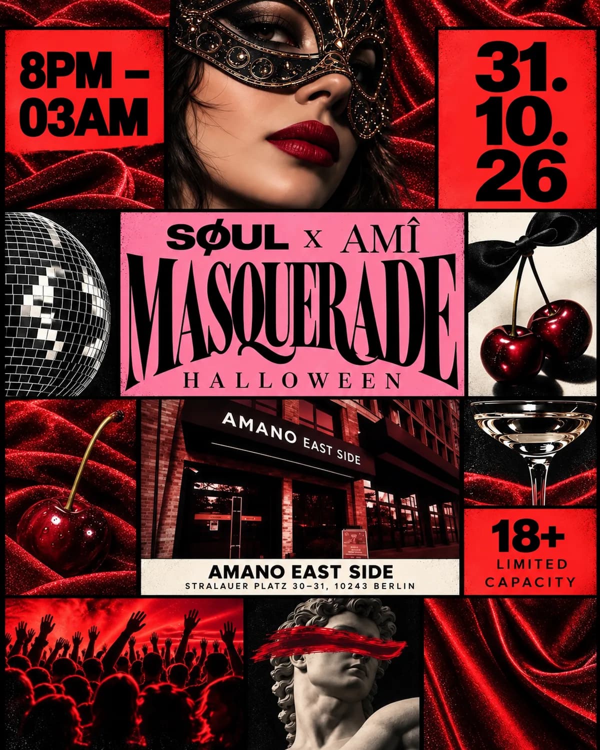 SØUL – MASQUERADE HALLOWEEN | Amano East Side